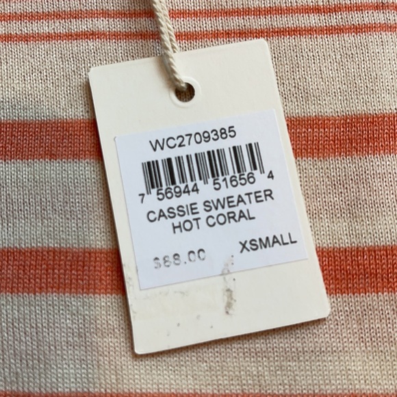 FOSSIL light weight striped sweater NWT - Picture 3 of 6